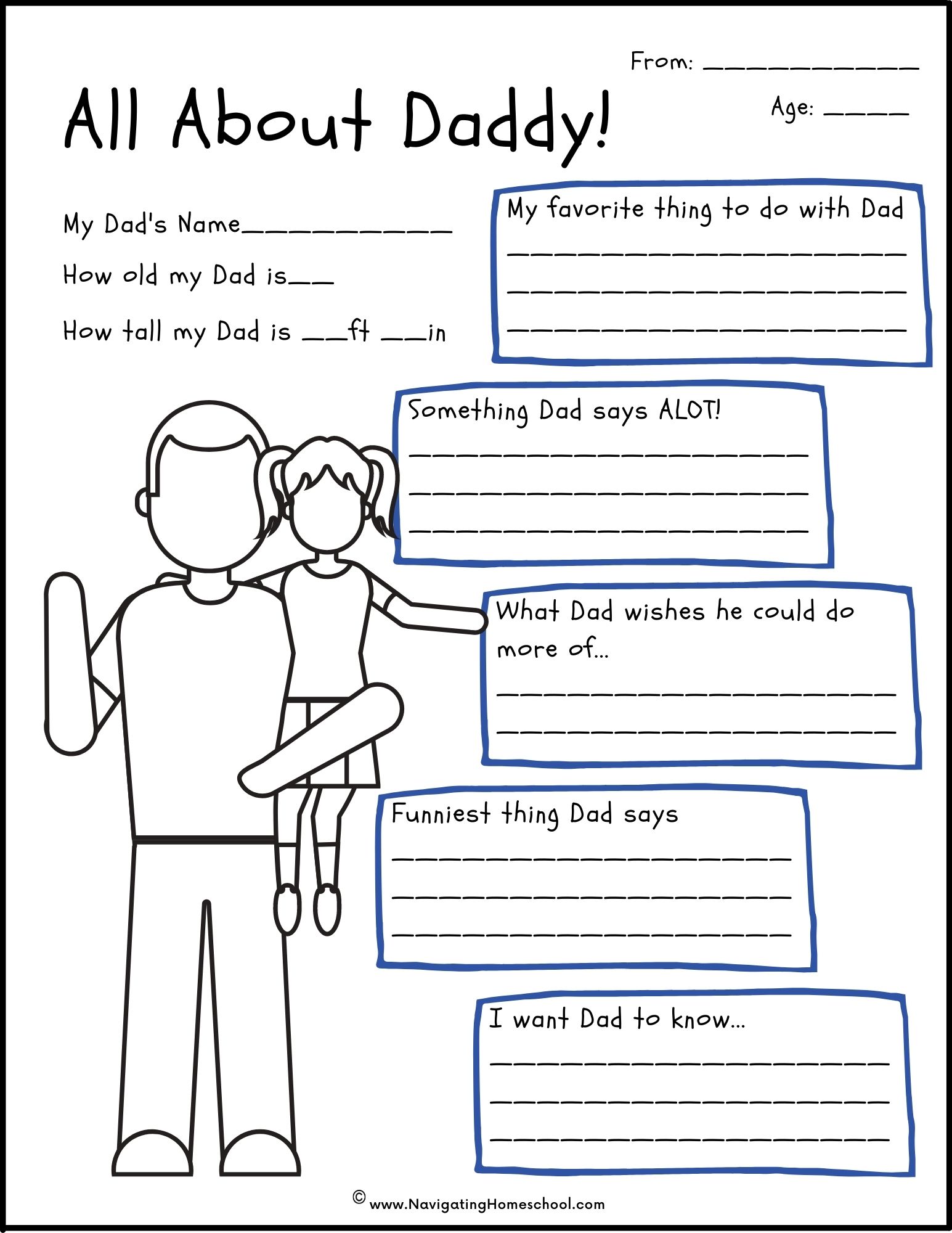 all-about-daddy-free-printable